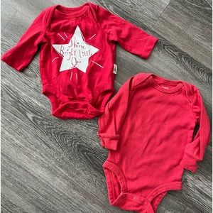 Newborn and 3 months onesies